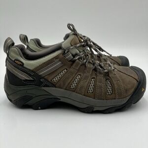 KEEN Steel Toe Hiking Shoes Women's US 8M Brown Utility Work Safety